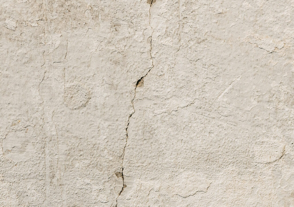Concrete spalling in concrete