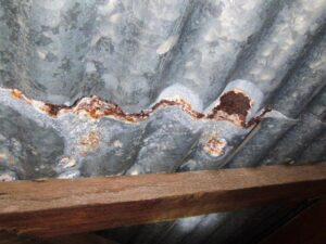 Damaged roofs can cause water damage