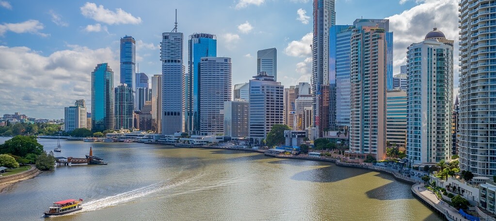 Inner City Brisbane on the River. Get a pre-purchase building inspection on your Brisbane Central home.