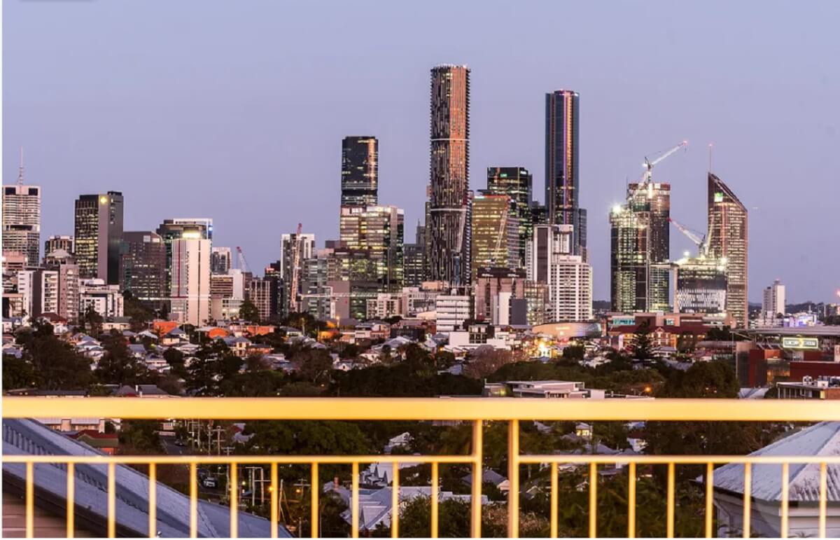 View of city from Paddington home for sale - pre-purchase property inspections are a must