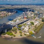 Kangaroo Point in Brisbane. Prone to flooding, always get a pre-purchase building inspection prior to buying.